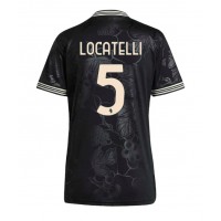 Maglia Calcio Juventus Manuel Locatelli #5 Terza Divisa Donna 2025-26 Manica Corta